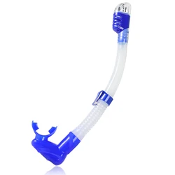 Swimming Snorkels Portable Silicone Snorkel Tube Breathing Tube Full Silicone Scuba Free Diving Wet Snorkel Tube For Adult