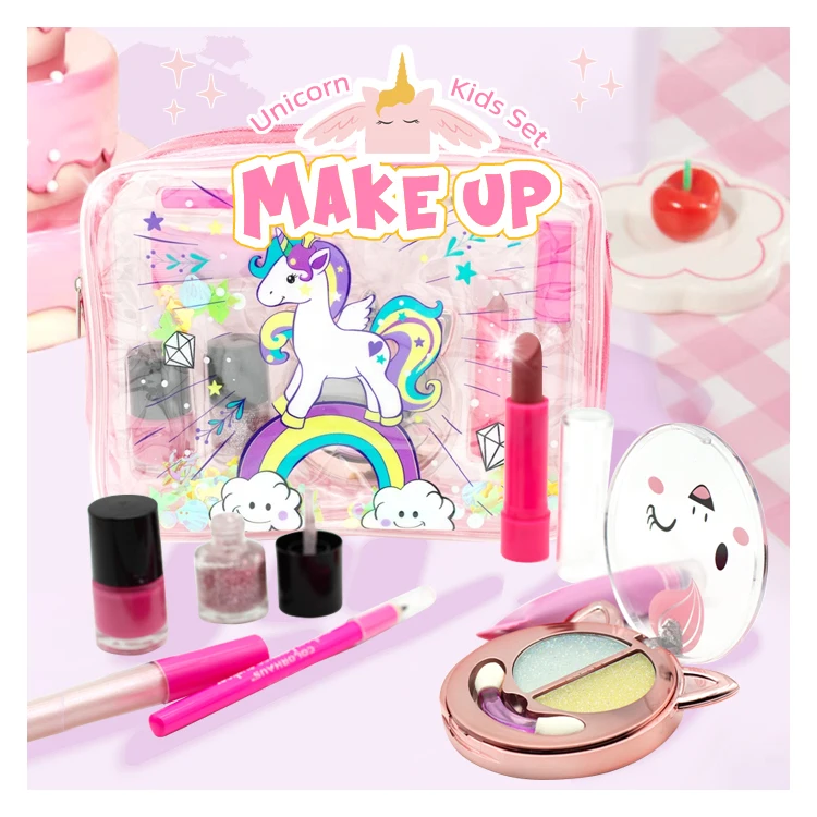Game Toy Play Set Beautiful Cosmetics Makeup Set For Girls  Kids Real Makeup Sets