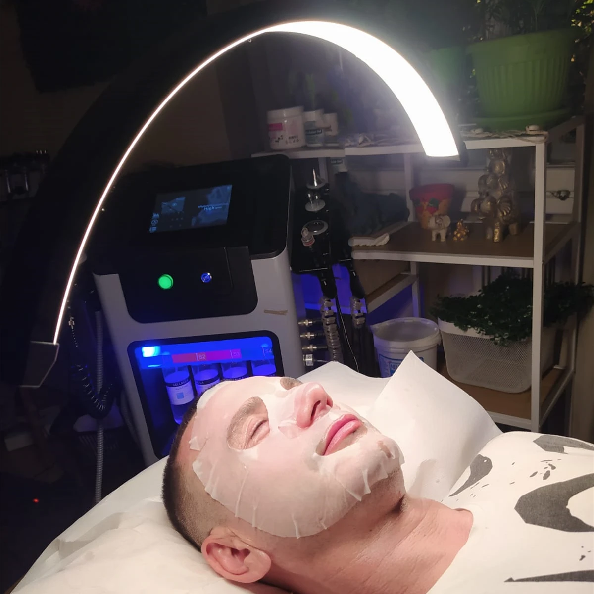 Newest working beauty lamp nail led moon light lash salon beauty salon magnifying lamp beauty led lamp