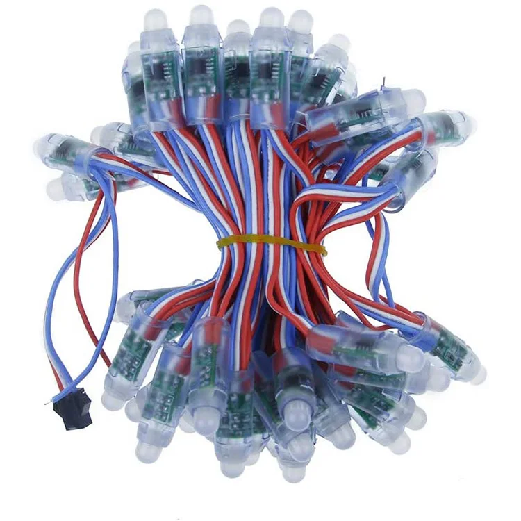 Hotselling Led Pixel Light Manufacture Full Color RGB pixel led point light for Christmas lights IP68 Led Pixel Ws2811