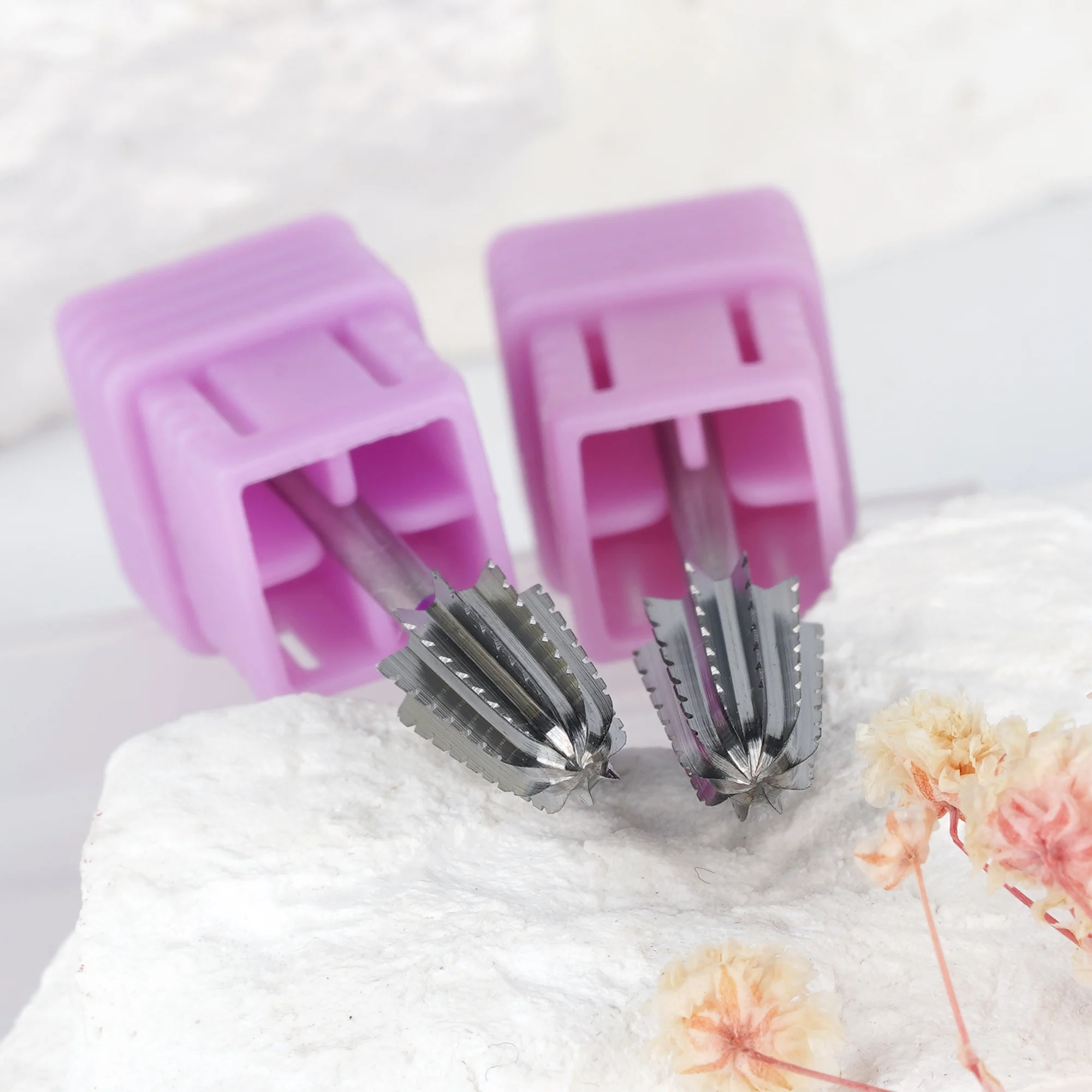 2023 AMZ Hot Nail Drill Bit 5 In 1 Nail Filing Bits Manicure Equipment Tornado Carbide Tungsten Tapered Nail Drill Bits