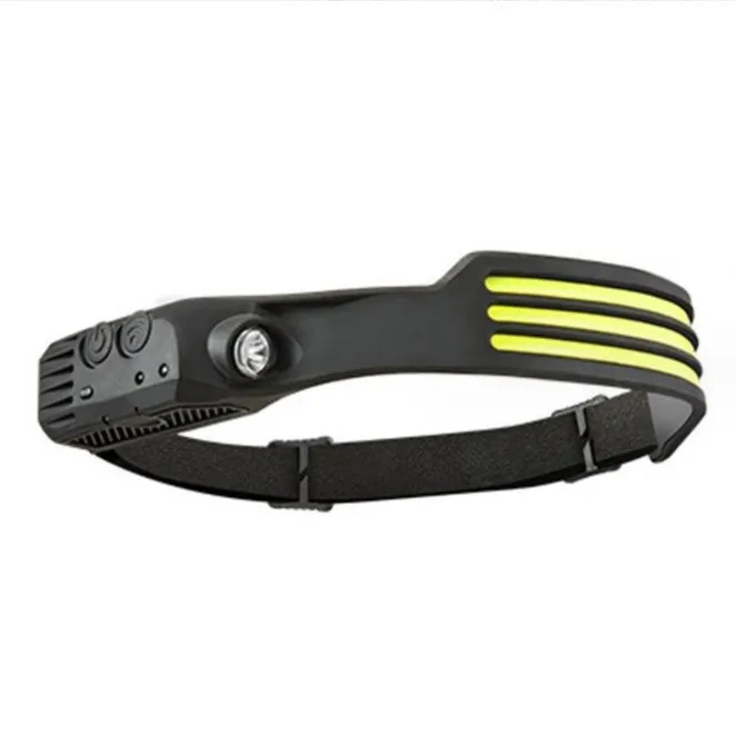 Portable Waterproof Headlamp Rechargeable LED Head Lamp XPE COB Sensor Headlight Outdoor Headlamp For Camping Hikingwith