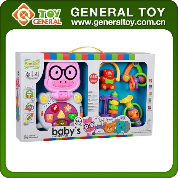 Wholesale Baby Rattles, Baby Rattle Toys, Baby Rattle Set Toy Plastic Baby Teether Rattle