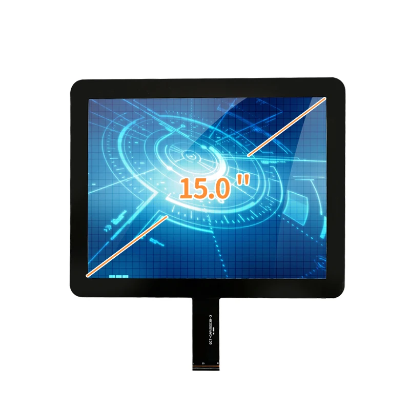 Waterproof Touchscreen glass 15 15.6 17 18.5 19 21.5 27 32 inch multi ILITEK PCAP capacitive large touch screen kit