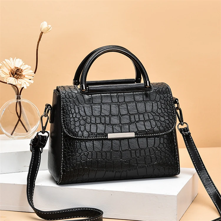Custom Latest Cheap High Quality Pu Leather Guangzhou Tote Handbag for Women