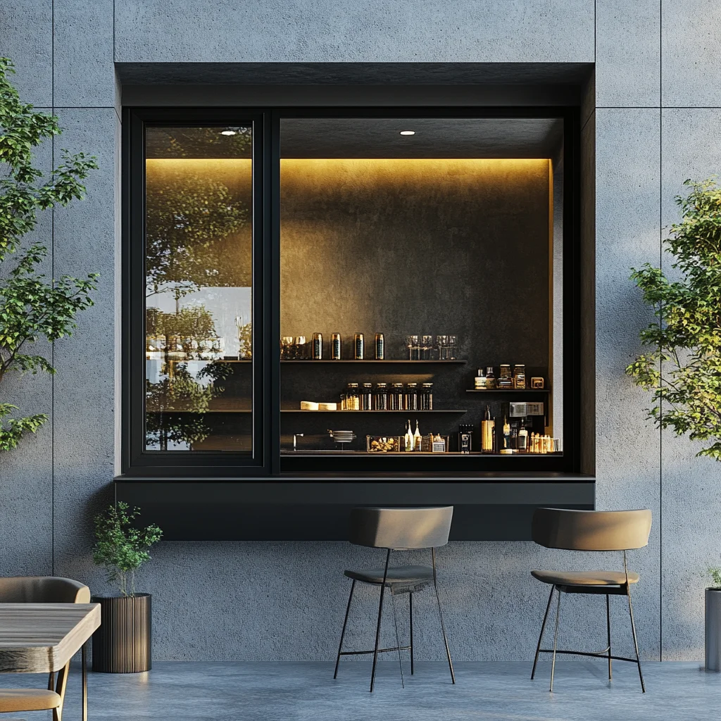 Weather-Resistant Double Layer Tempered Glass Sliding Window, Guangdong Direct for All Climates