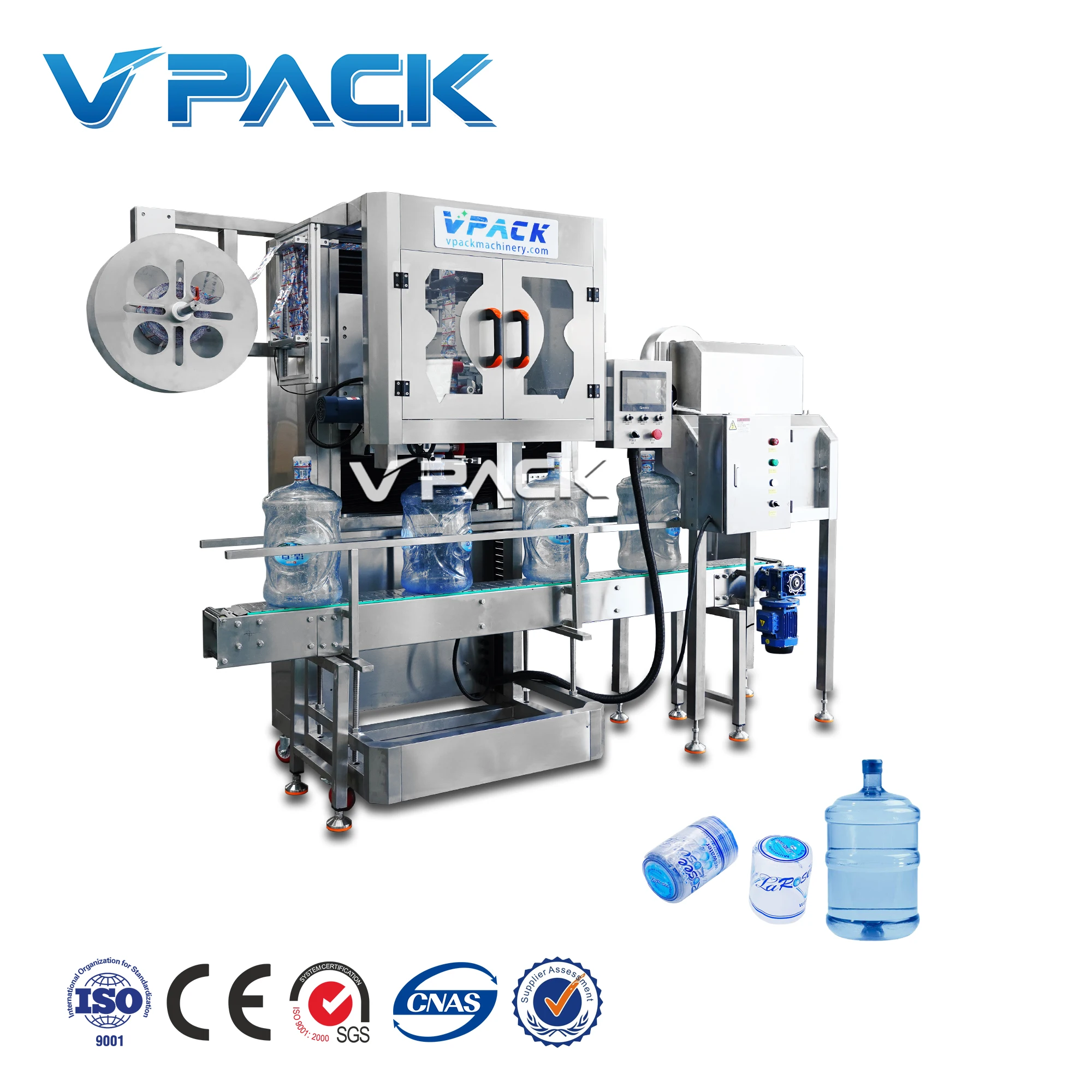 5 Gallon Barrel Mouth Neck Labeling Machine Automatic High precision Exquisite appearance Good quality cheap industrial machine