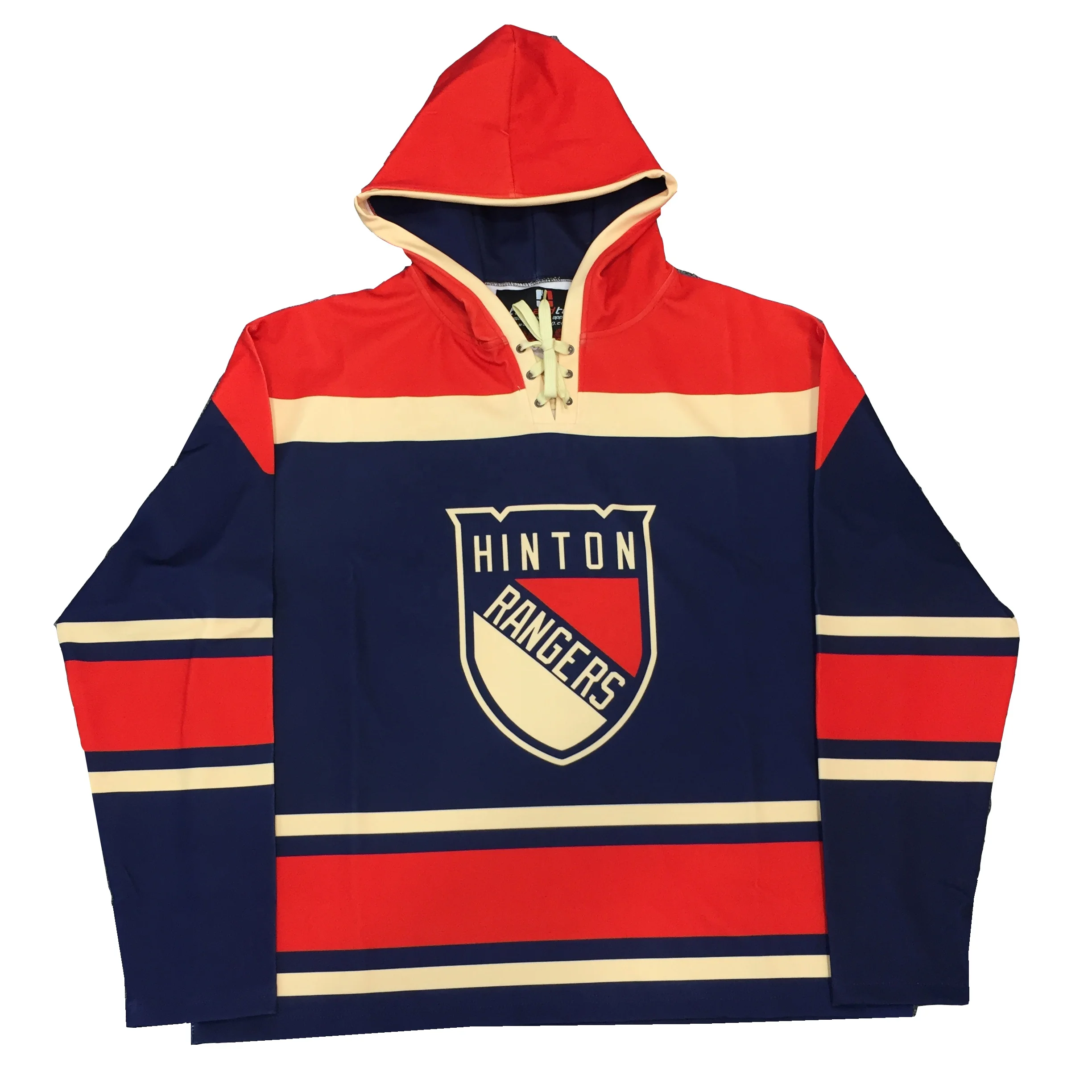 cheap custom lace up hockey hoodie