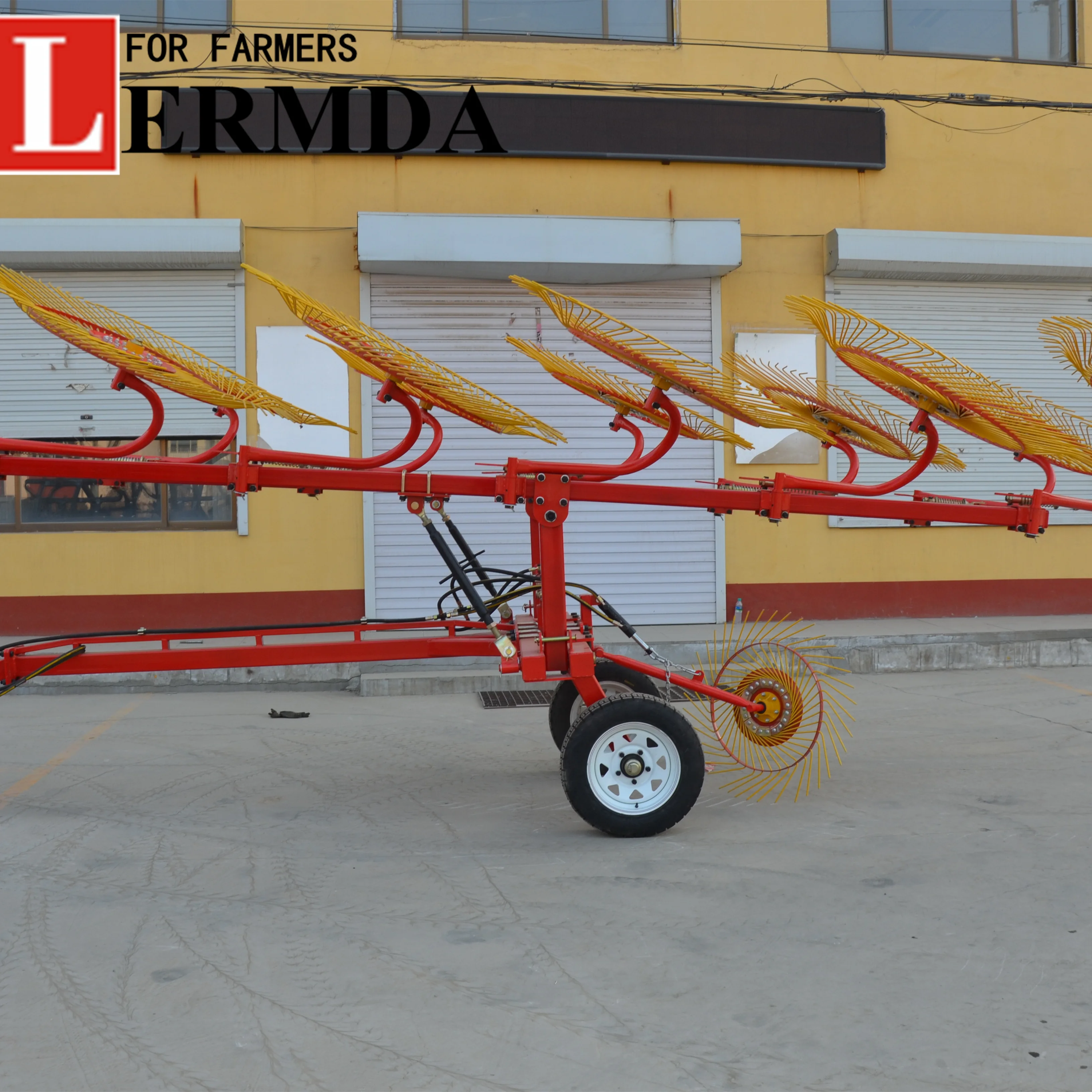 Agricultural machinery & equipment Tractor rake farm tools grass cutting farm machine gross Hay Rake for Russia