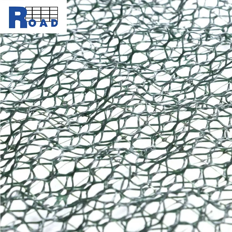 HDPE Grid 3D Reinforced Geocomposite Drainage Mats Wire Geomat China Factory