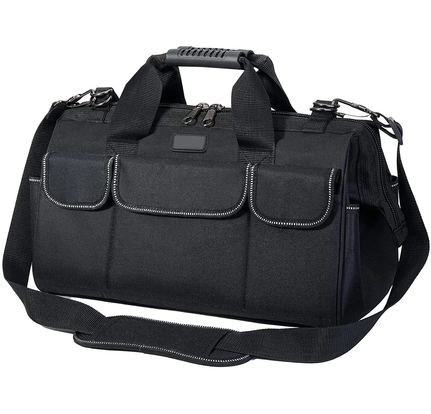 Chinese Factory New Product Well Designed Waterproof Soft Bottom Multi-Pockets Wide Mouth Tool Bag