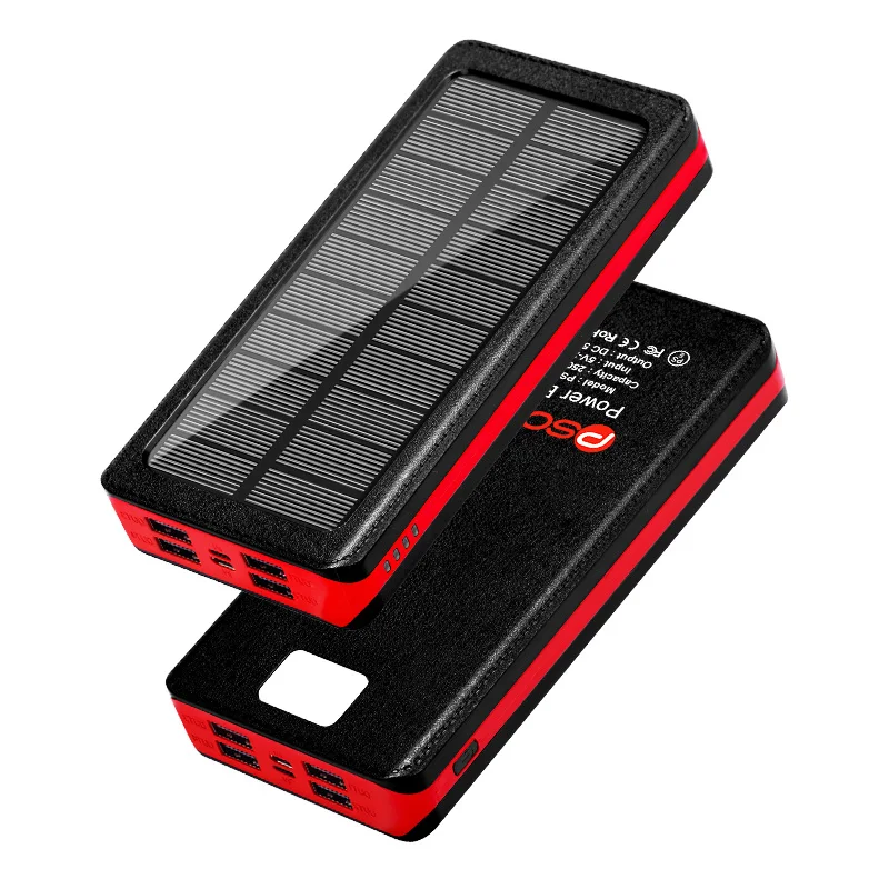Shenzhen Wholesale Patent Waterproof Custom Power Bank 20000Mah Portable Wireless Power Bank Solar 50000Mah