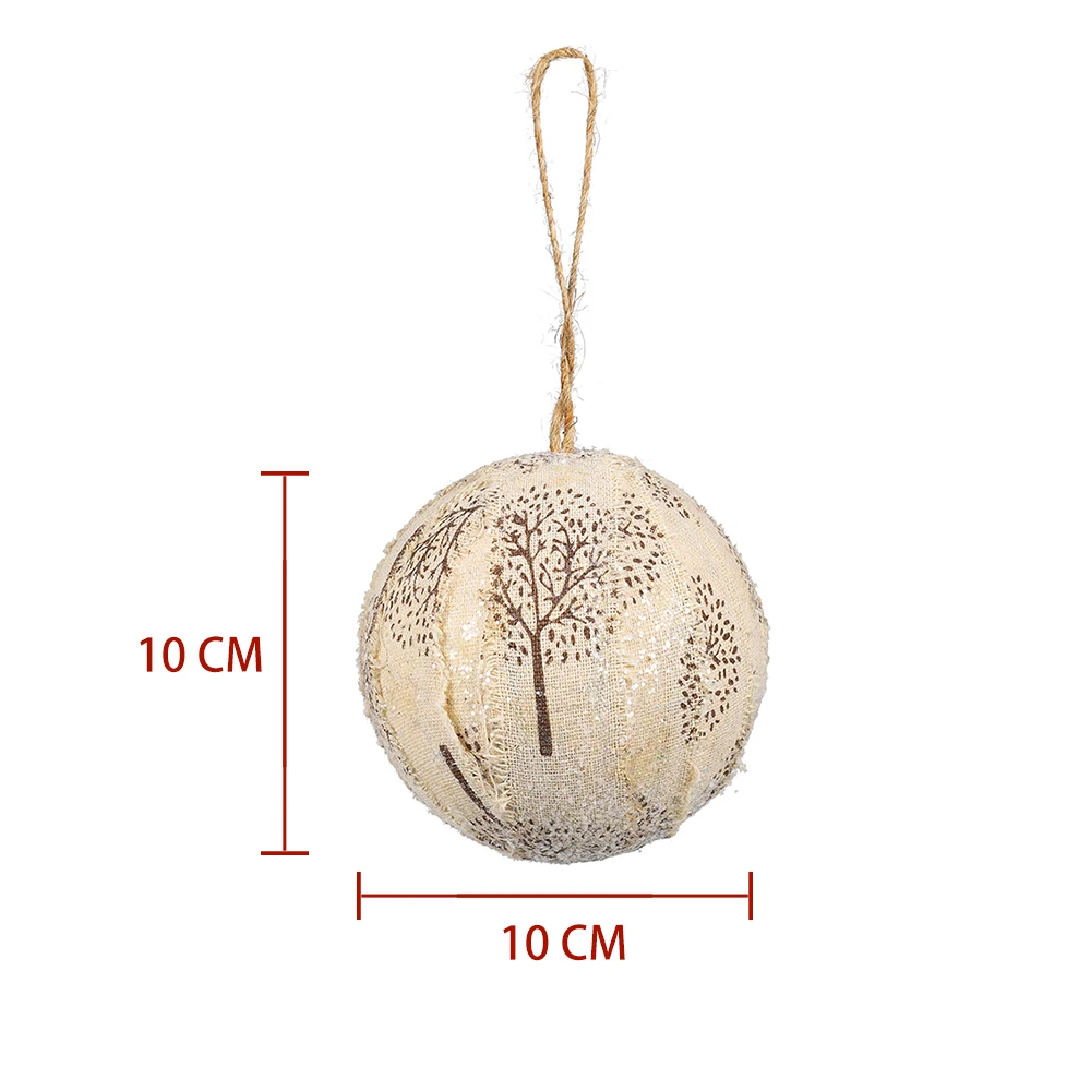 10cm Xmas Ball Decoration  4PCS In Box Christamas Decoration Wedding Celebration Party Decoration