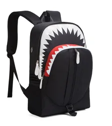 WISI  Themed backpacks sturdy and good quality Shark Mouth Back Pack Used for spray-ground