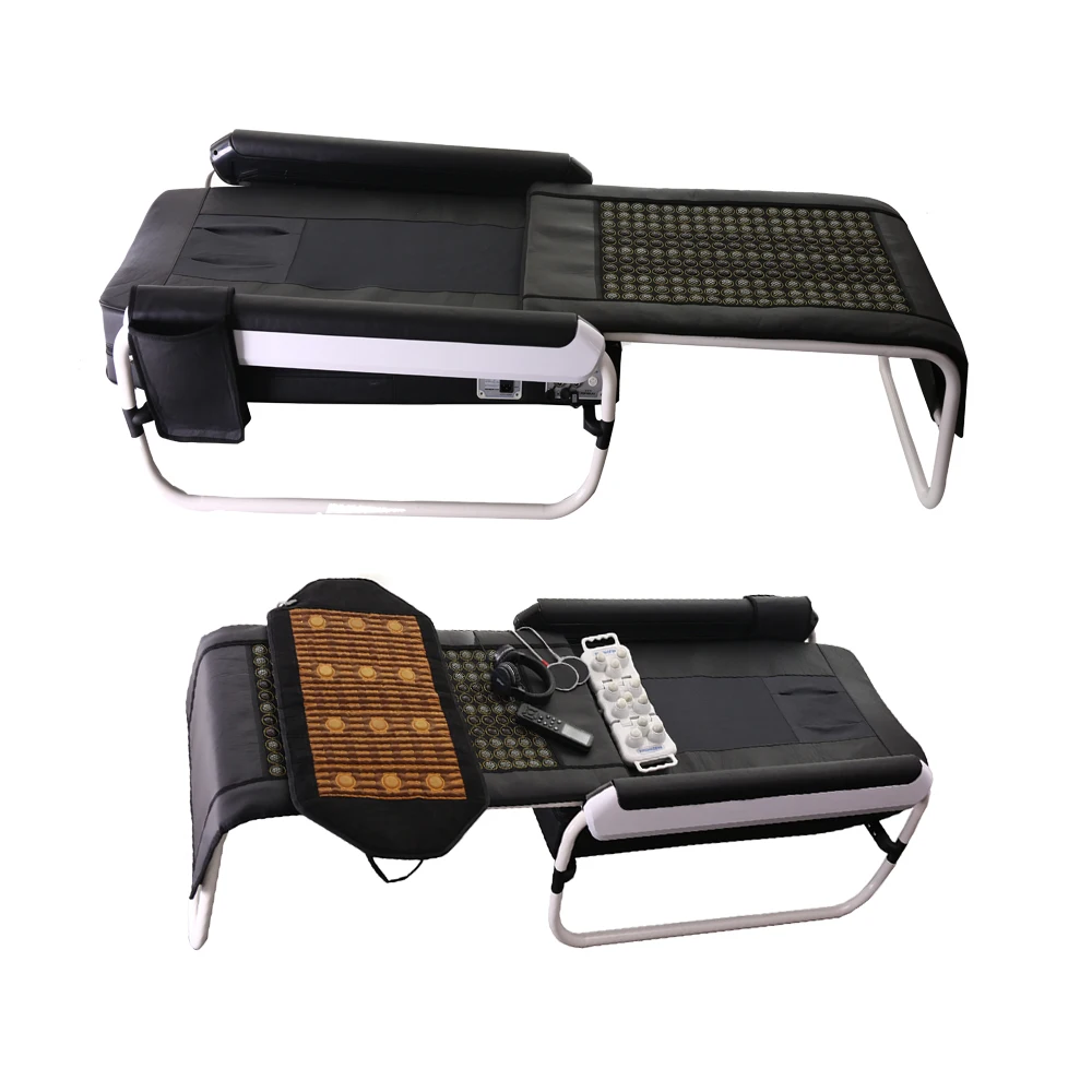Hot pick V6 master sceragm V3 V4 Tourmaline Jade roller chiropractic Physio therapy Bed Thermal camilla infrared massage bed