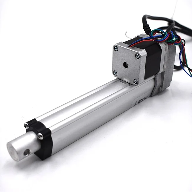 micro electric actuator 12V 24V DC stepper motor linear actuator