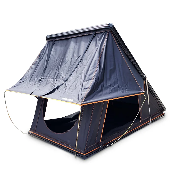 Палатка на крышу 2-3 человек алюминиевый тент жесткий корпус уличный походный в