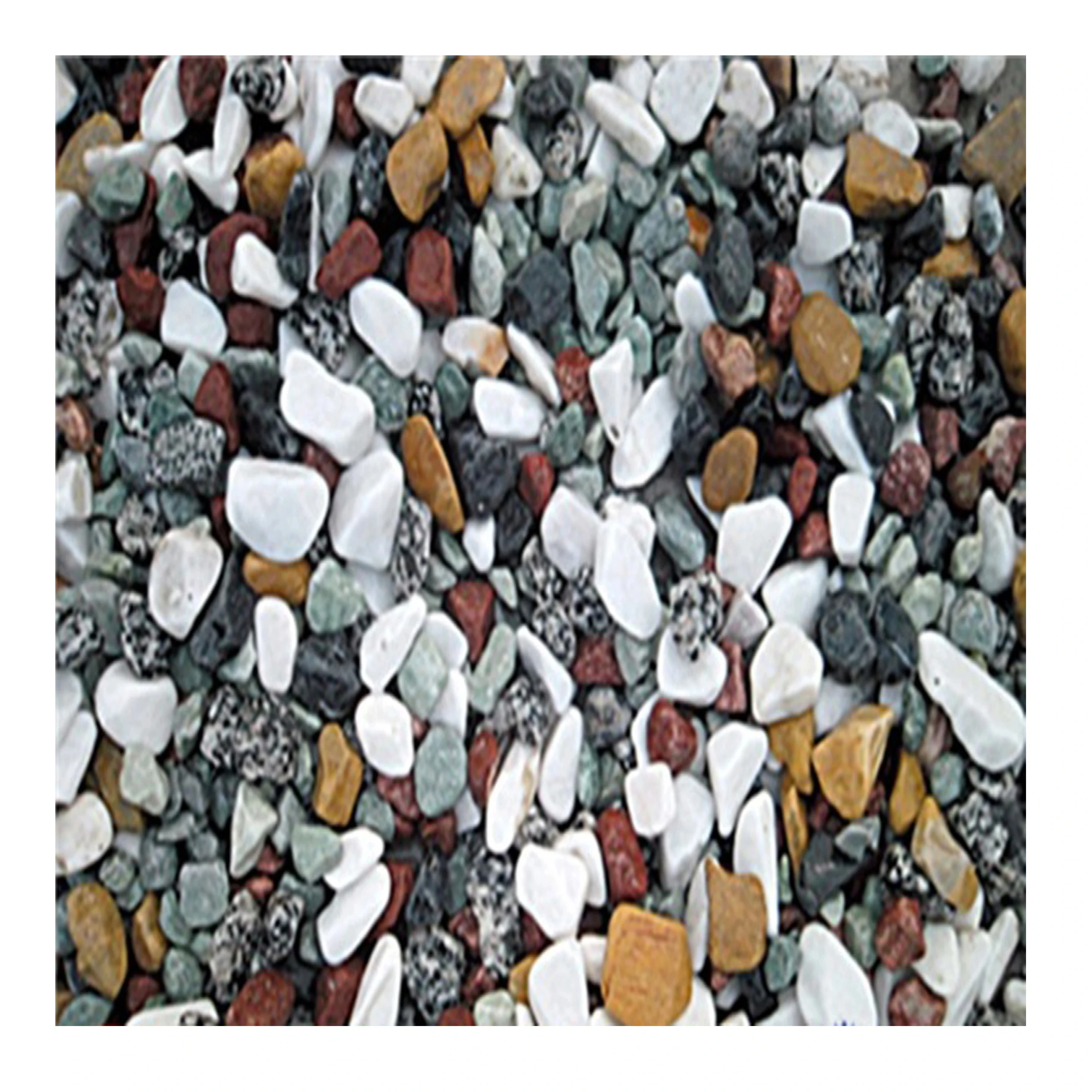 Natural Mixed colors Landscaping River Pebble Stone Decorative Cobble Stone