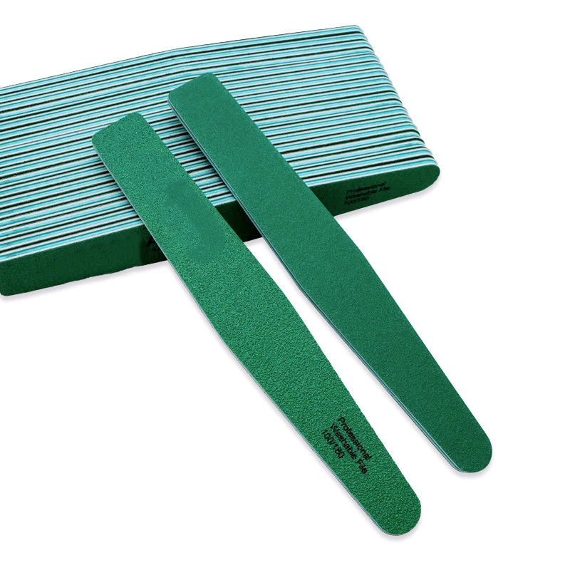 RU Cheap Grit Double Sides Double Cut Flat Nail Files Manicure Nail Tool Professional Regular Nail File