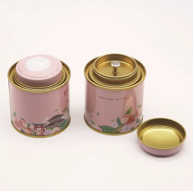Best Selling Tinplate Small Tin Cans For Tea Packaging Wholesale Tea Tins For Sale