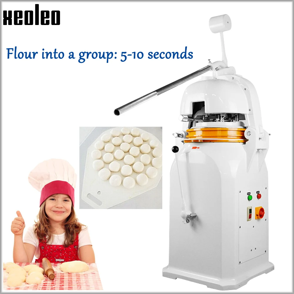 XEOLEO Multifunctional Commercial 30pcs Semi-automatic Dough Divider Rounder /Rolled Pizza Dough/Dough Ball Making Machine