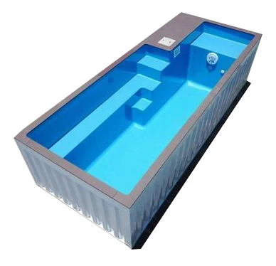 Portable Courtyard Container Swimming Pool custom large outdoor Courtyard House Container Swimming Pool Bathtub