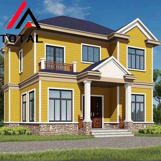 Легкая сборка китайских сборных домов недорого 4 спальни легкая стальная рама дом вилла
