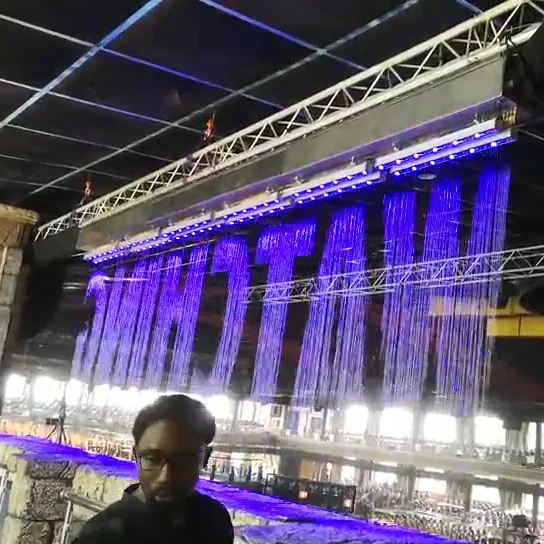 Digital Water Curtain Graphic Waterfall Water Fountain