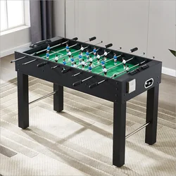 1.2m black classic foosball table 8-bar football machine adult children soccer table