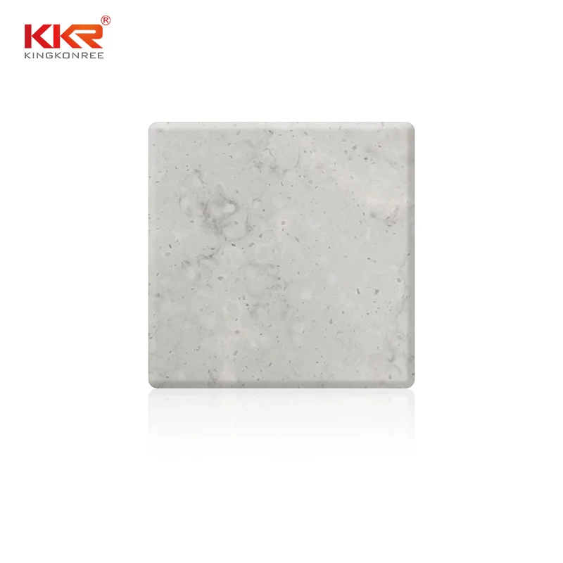 Polished surface Concrete Bloom Artificial stone slab solid surface pre cut kitchen countertop
