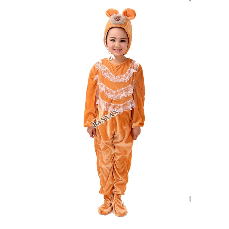 Woman Kindergarten Animal Show Performance Woodpecker Lion Little Rabbit Frog Mouse Fox Rooster Clothing Stage Costumes