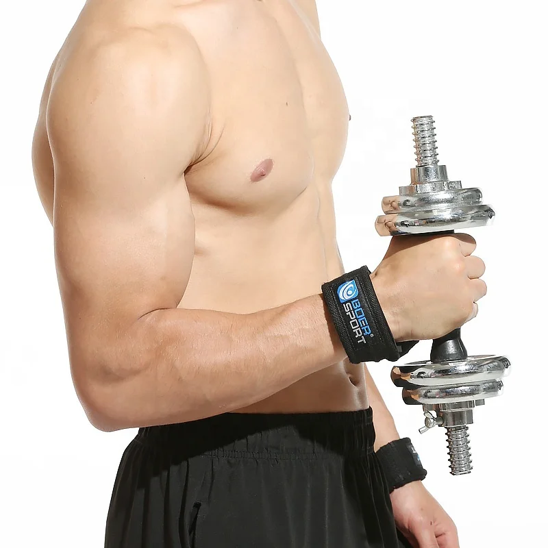 Adjustable Wristband Winding Booster Belt Wrist Band Gym Weightlifting Wrist Straps