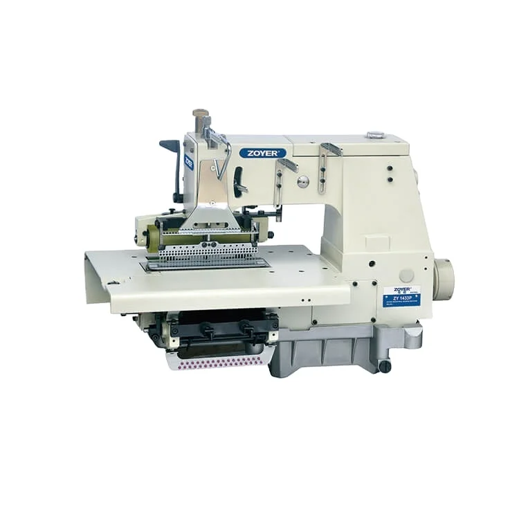 ZY1433PQ Zoyer 33-needle Flat-bed Double Chain Stitch Shirring Sewing Machine Industrial