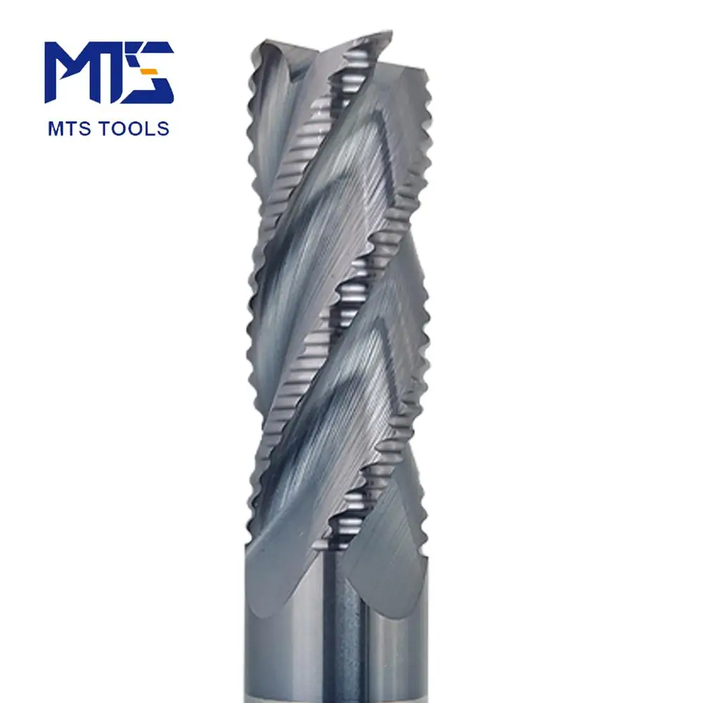 MTS milling cutter HRC55 solid carbide roughing end mill overall length 60mm