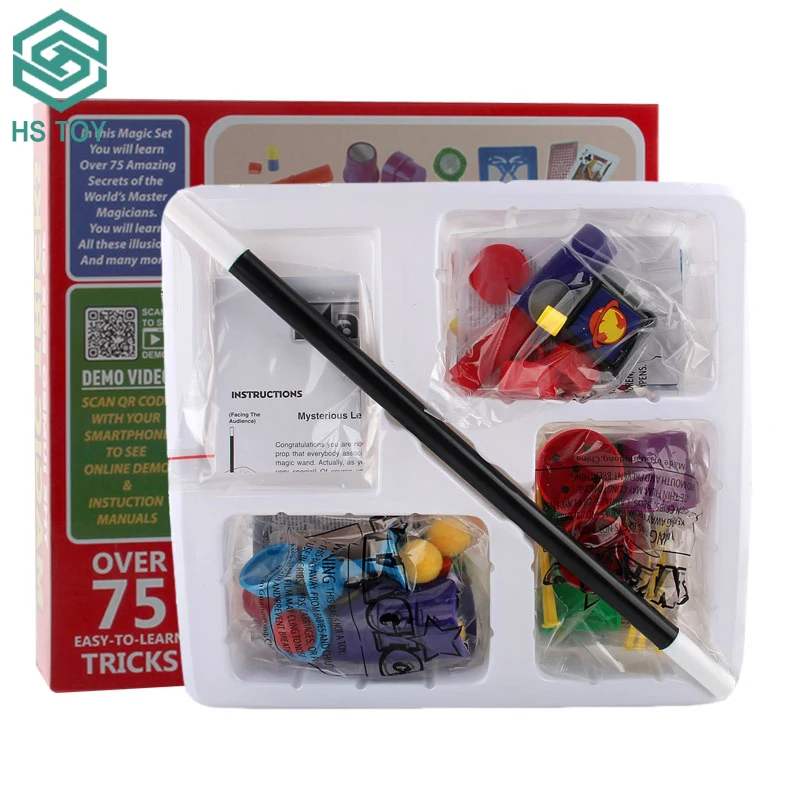 HS Toy Cross-Border Hot Sales Close-up Props Set Magic Tricks Stage Illusion For Professional Magicians