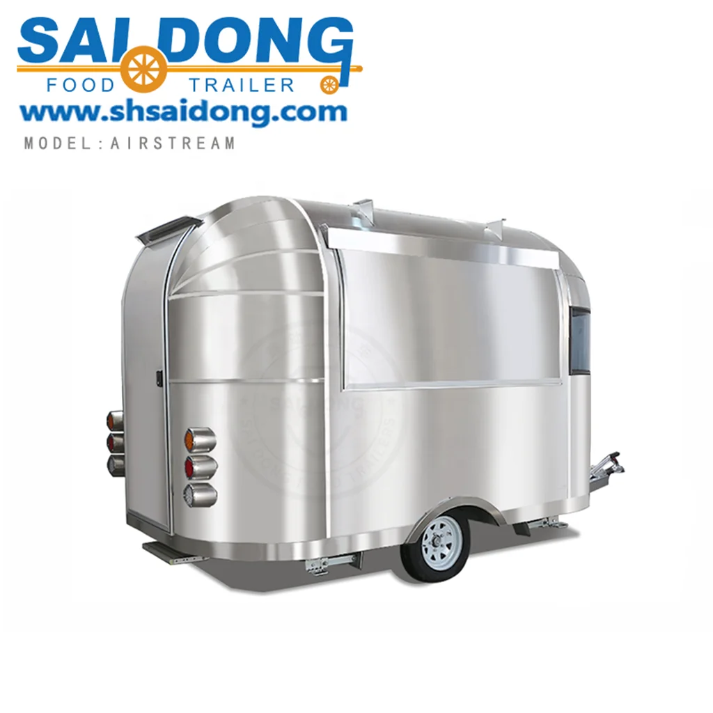SAIDONG Airstream-35 пузырьковый чайный бар Пивной прицеп воздушный поток многоцелевой коммерческий 304 из нержавеющей стали