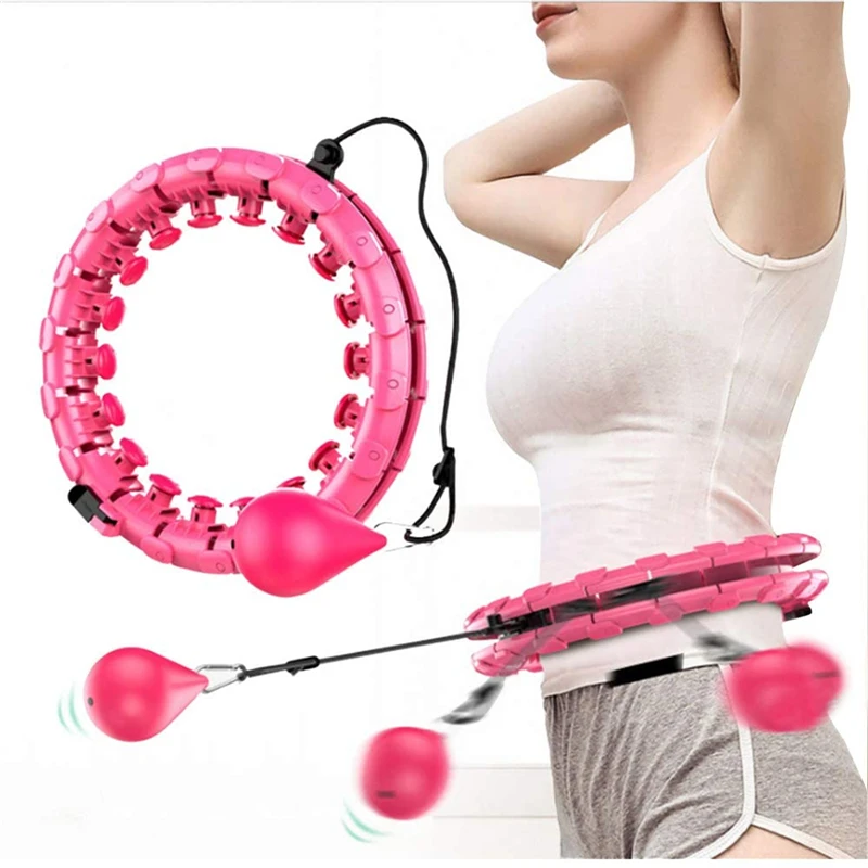 
Drop Shipping Hot Sale Auto-Spinning Hoop Detachable Ring Smart Counting Hula Circle Weighted Hula Hoops For Adults 