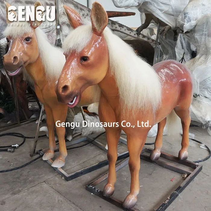 Realistic Sculpture Animal Life Size Horse For Sale