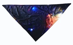 Fashion Designed Hip Hop Youth Polyester Mesh Printed Neck Warm Scarf Triangle Bandana