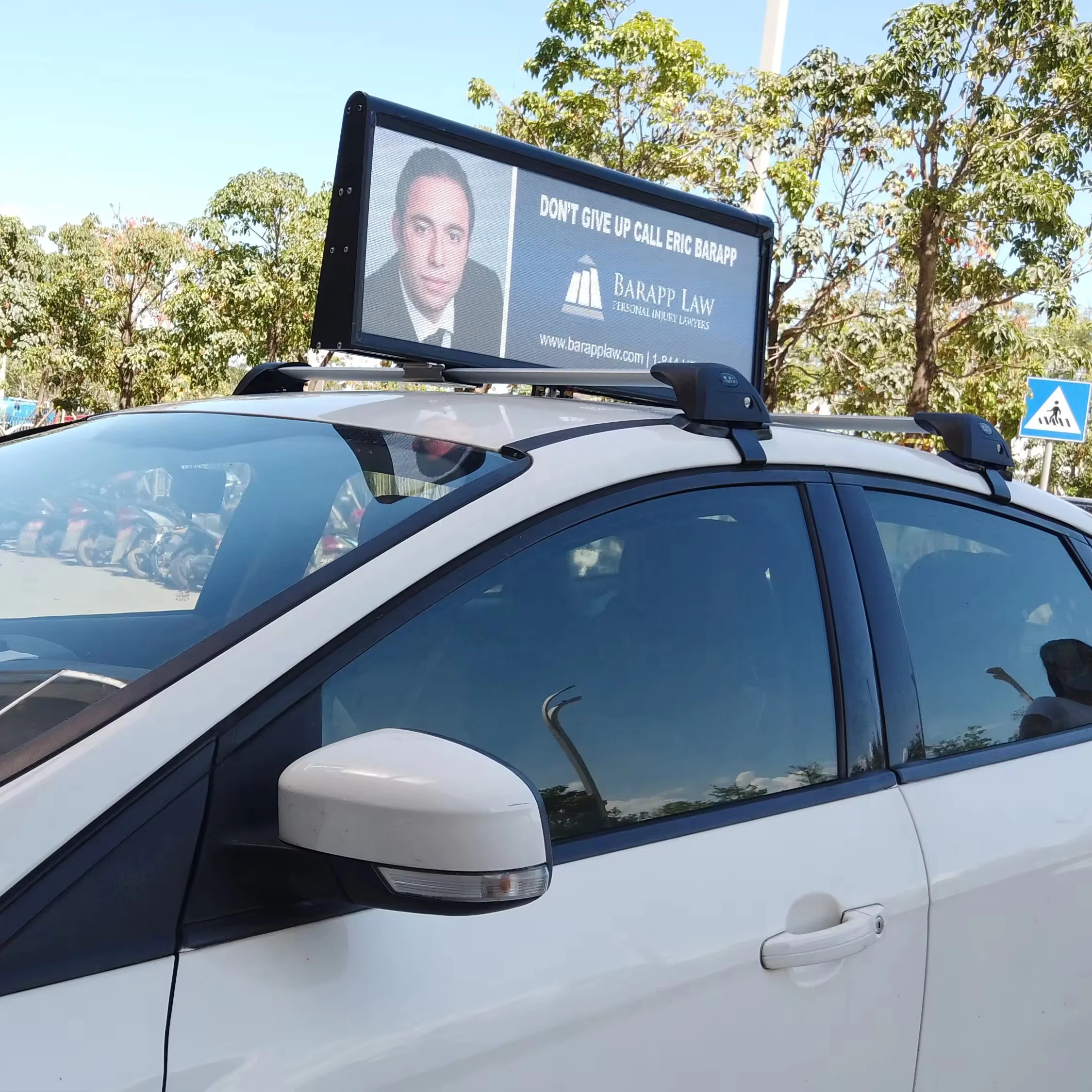 Автомобильный рекламный светодиодный экран p2.96 мм автомобильные рекламные вывески высокое качество автомобильное рекламное игровое оборудование такси верхний дисплей