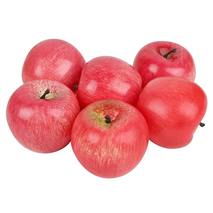 Party Props Home Decor Lifelike Faux Realistic styrofoam artificial fake apple fruit