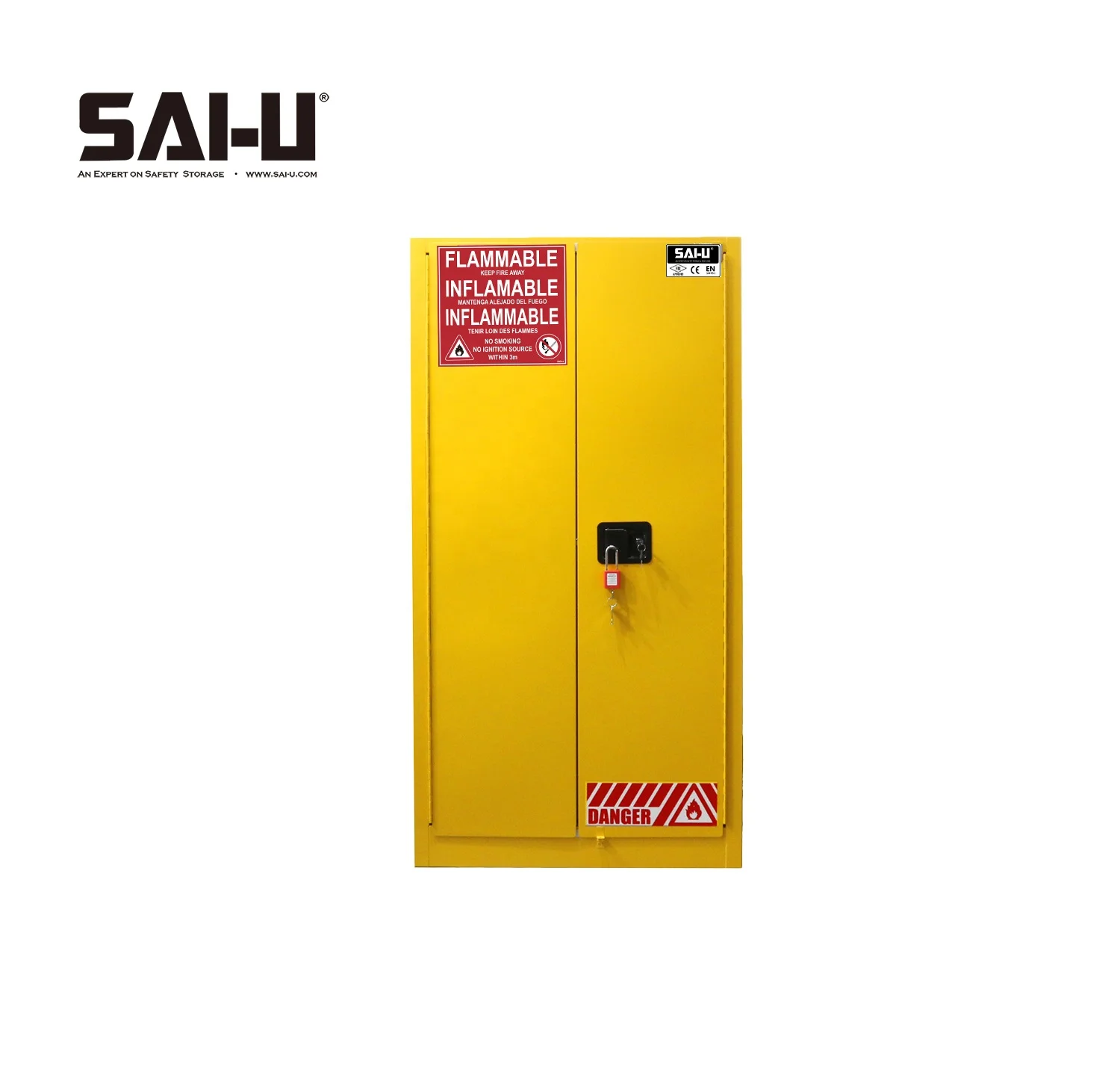 Factory Made FM Cabinet SAI-U Chemical Storage Cabinet Flammable Liquid Storage Cabinet 60 Gal