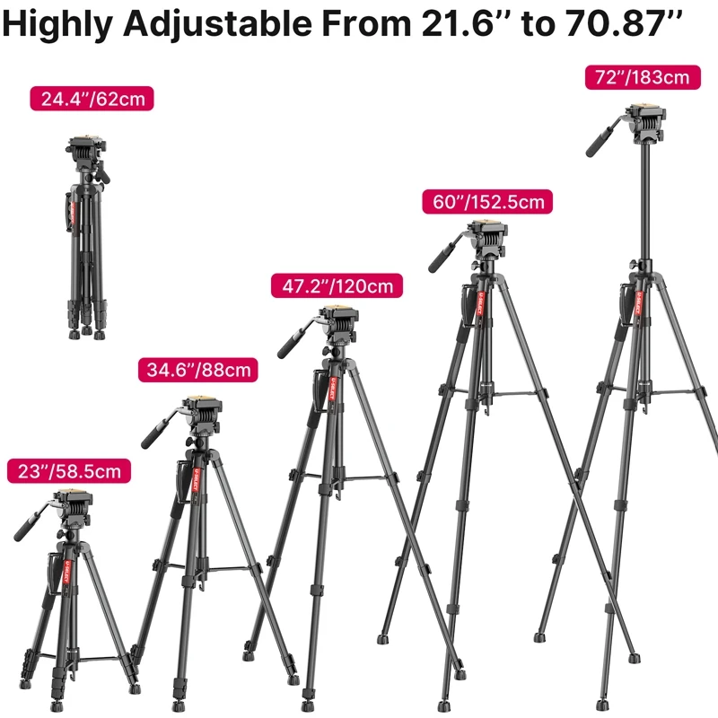 Ulanzi VT02 professional camera tripod Stand Video Tripod System Aluminum Travel Tripod multifunctional monopod for dslr camera