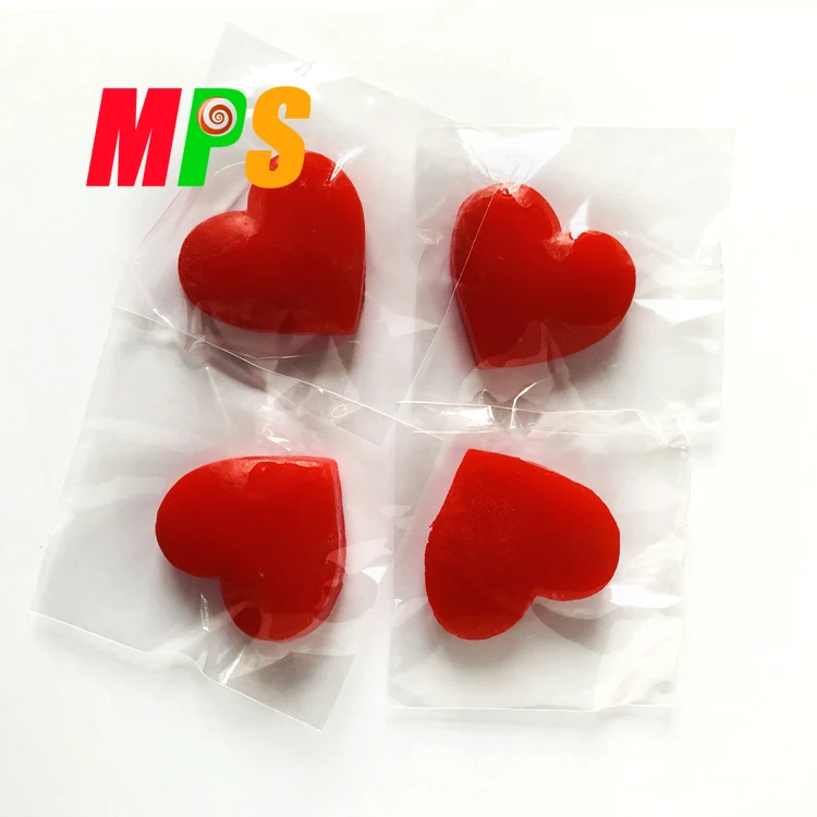 Kids Red Colors Sweets Love Heart Shaped hard candy