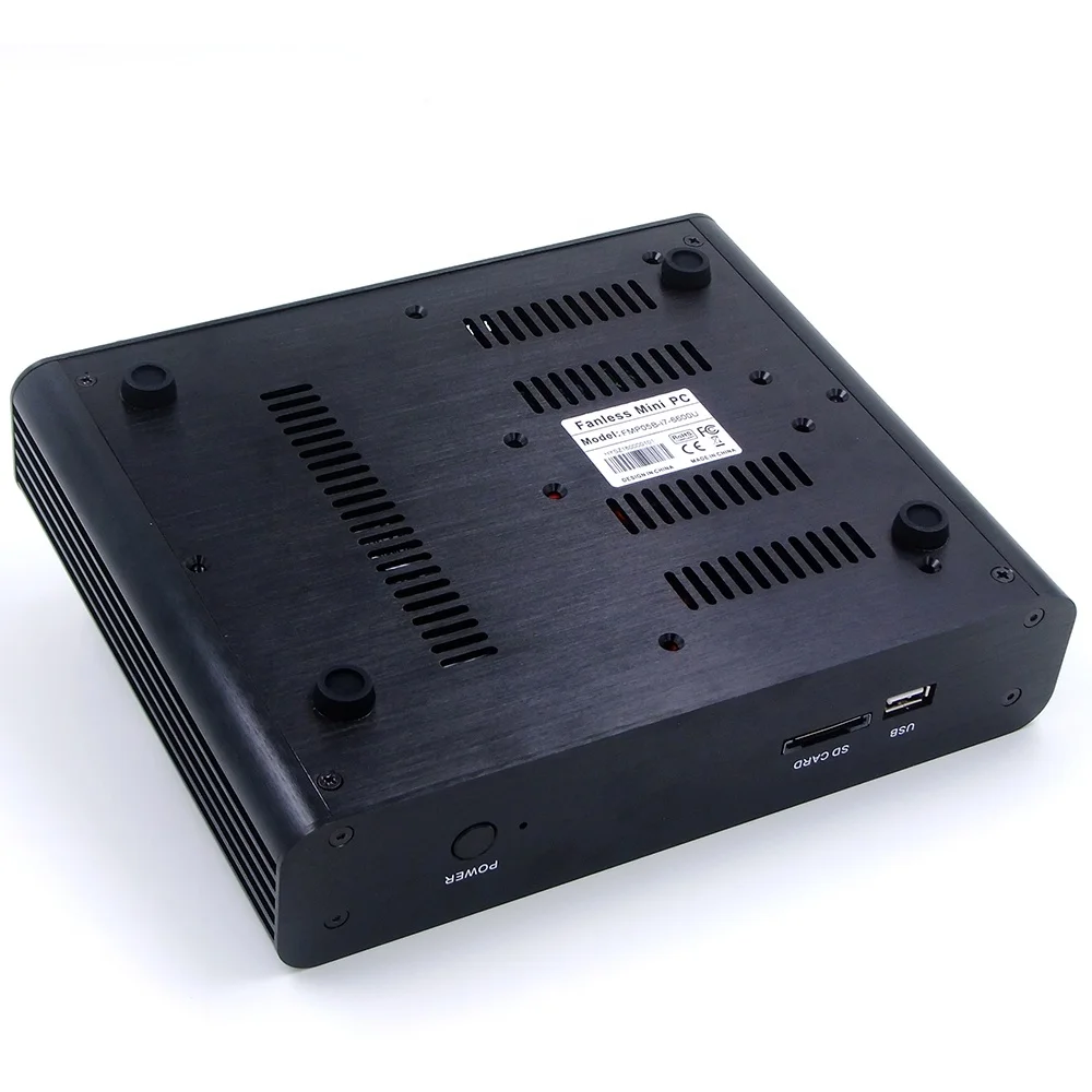 Small Tower computer all in one PC i7 gaming desktop barebone Server Intel Core 6600U micro pc Fanless Mini PC X86 low power 12V