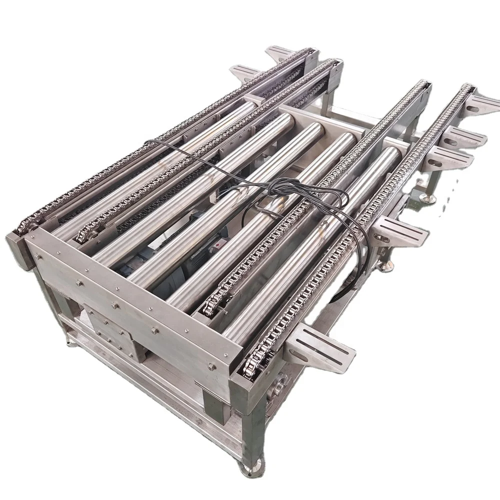 Maxsen Hot Sale Customized Double Speed Chain Conveyor Powered Pallet Transfer Chain Conveyor System Assembly Line