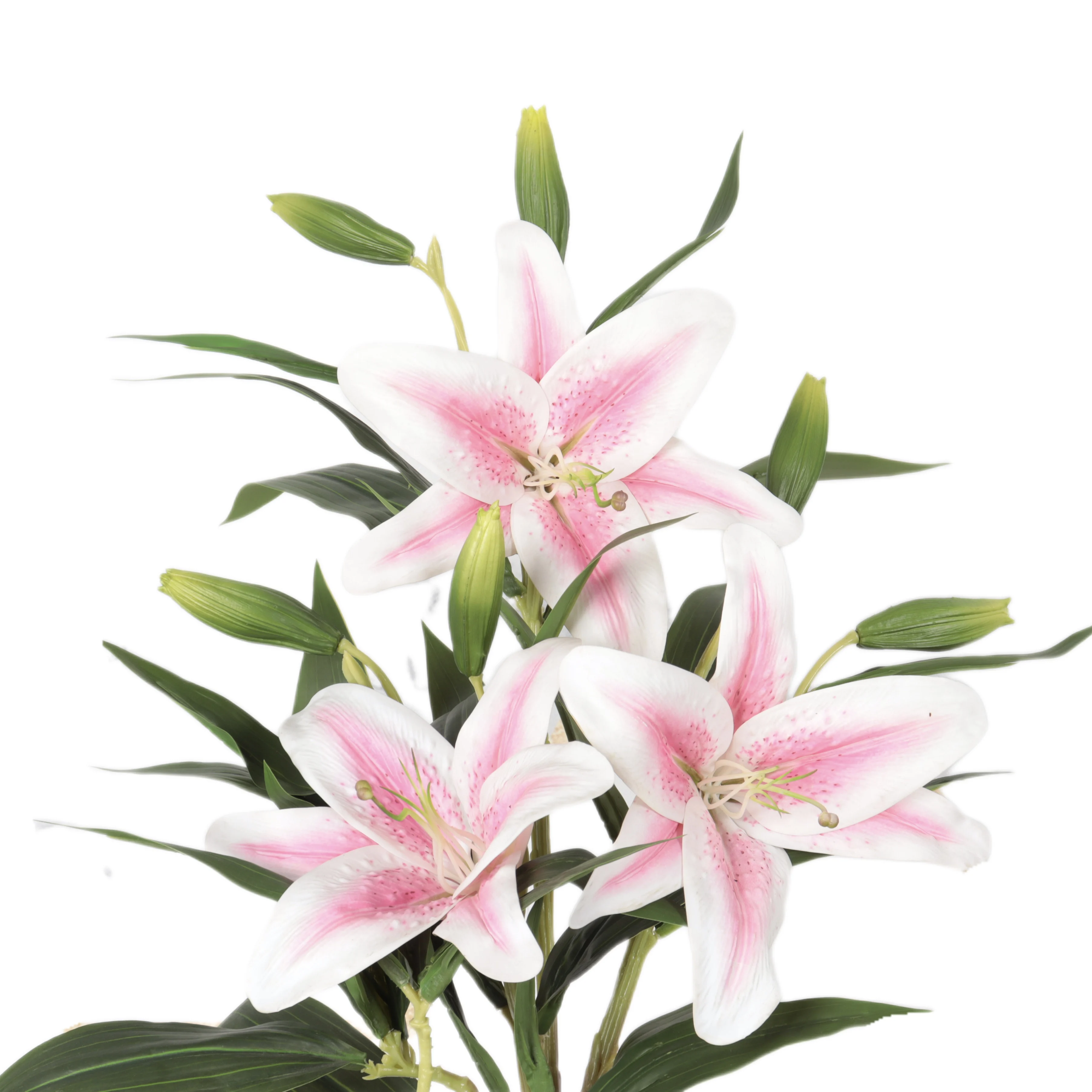 Factory direct sales Artificial potted lily flower lily tiger