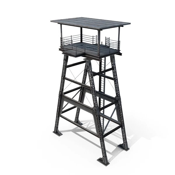Customized Steel Tower Fire Guard Security Tower Watching Tower Monitoring System Watchtower