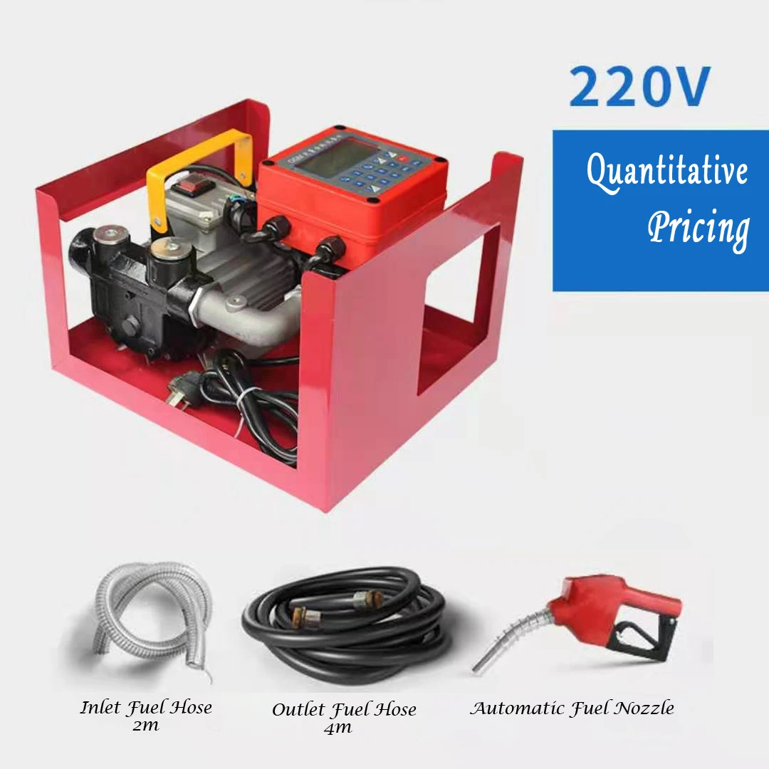 Factory High Quality 12 V DC   Diesel Transfer Fuel Pump Diesel with Flow Meter and Nozzle