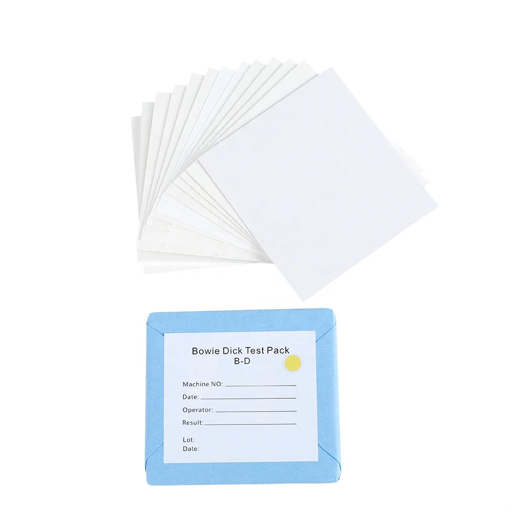 New custom cssd consumables class 2 steam sterilization autoclave integrity test bowie & dick test pack